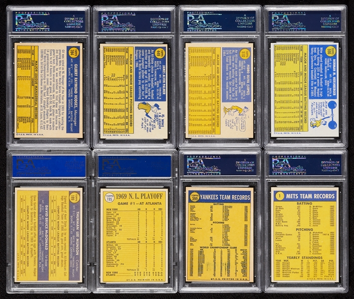 1970 Topps PSA-Graded Group with Thurman Munson RC PSA 7 (21)