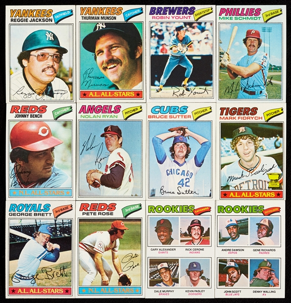 1977 Topps Baseball High-Grade Complete Set (660)