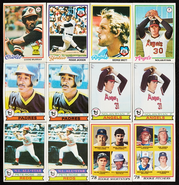 High-Grade 1978 and 1979 Topps Baseball Complete Sets (3)
