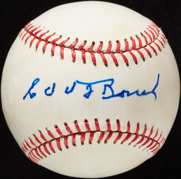 Edd Roush Single-Signed ONL Baseball (BAS)