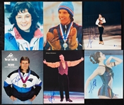 Figure Skating & Winter Olympics Signed Photo & Magazine Group (375)
