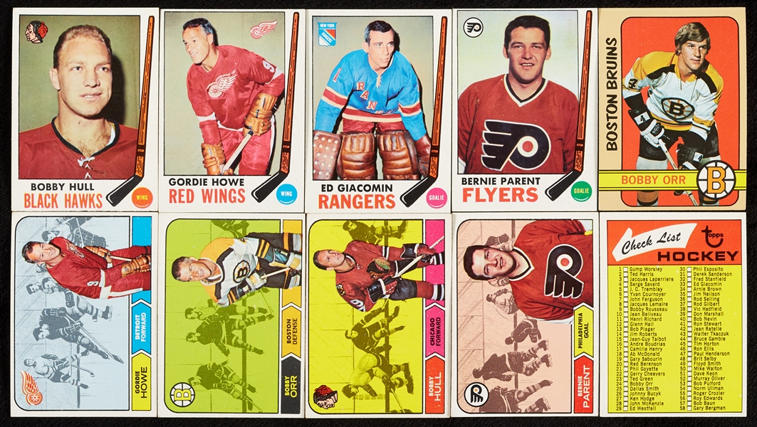 1968-73 Topps Hockey Set Run (6)