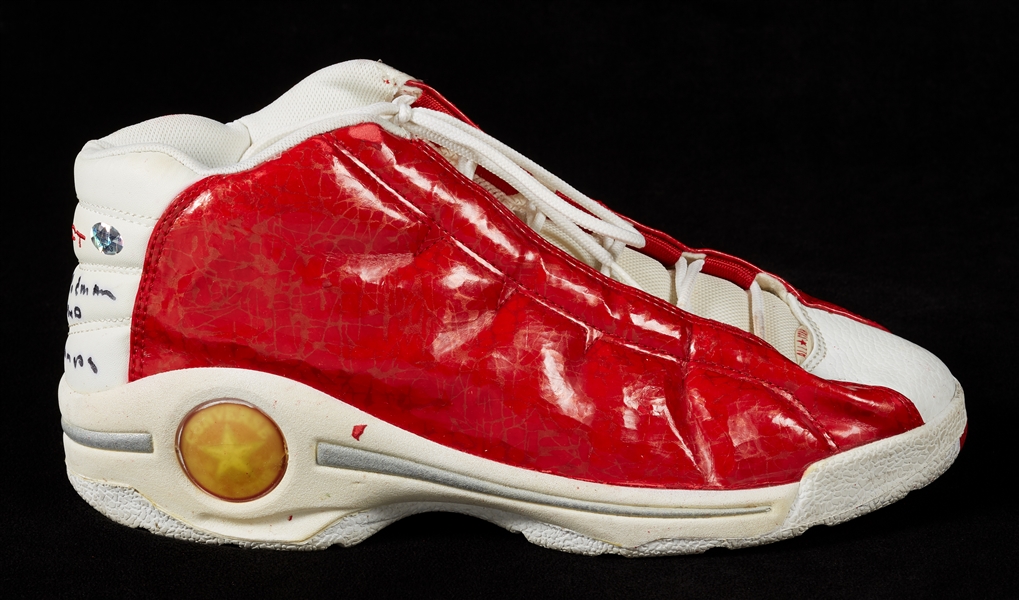 1997-98 Dennis Rodman Chicago Bulls Game-Worn Converse Shoes (2)