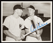 Al Kaline Signed Wingfield Photo with Mickey Mantle (BAS)