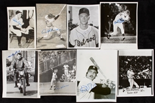 Detroit Tigers Signed Wire/News/Laser Photo Collection (208)