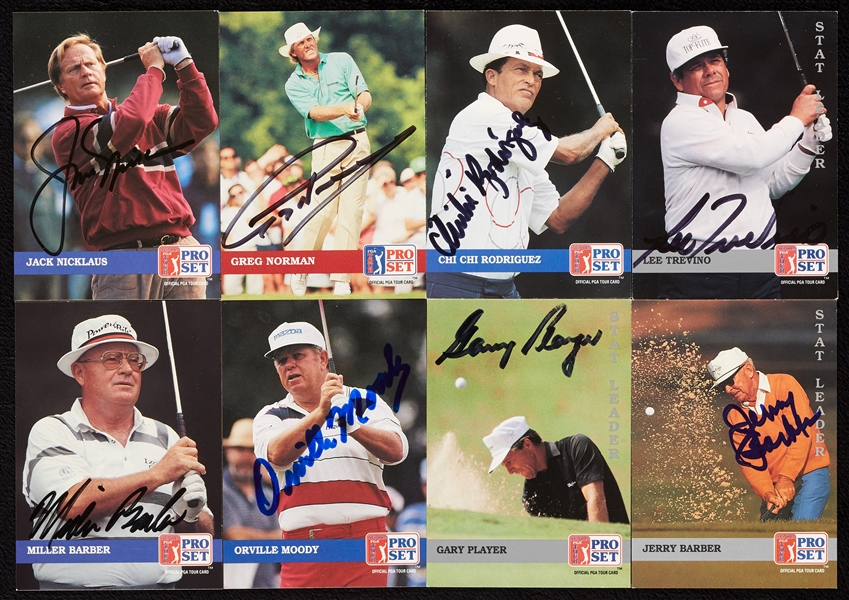 1992 Pro Set Golf Complete Set with (266) Signed 