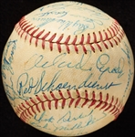 1968 St. Louis Cardinals NL Champs Team-Signed ONL Baseball (BAS)