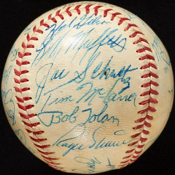 1968 St. Louis Cardinals NL Champs Team-Signed ONL Baseball (BAS)