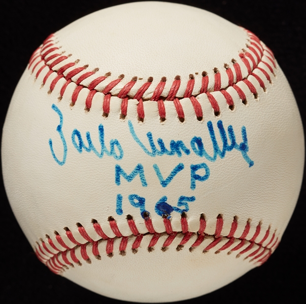 Zoilo Versalles Single-Signed OAL Baseball MVP 1965 (JSA)