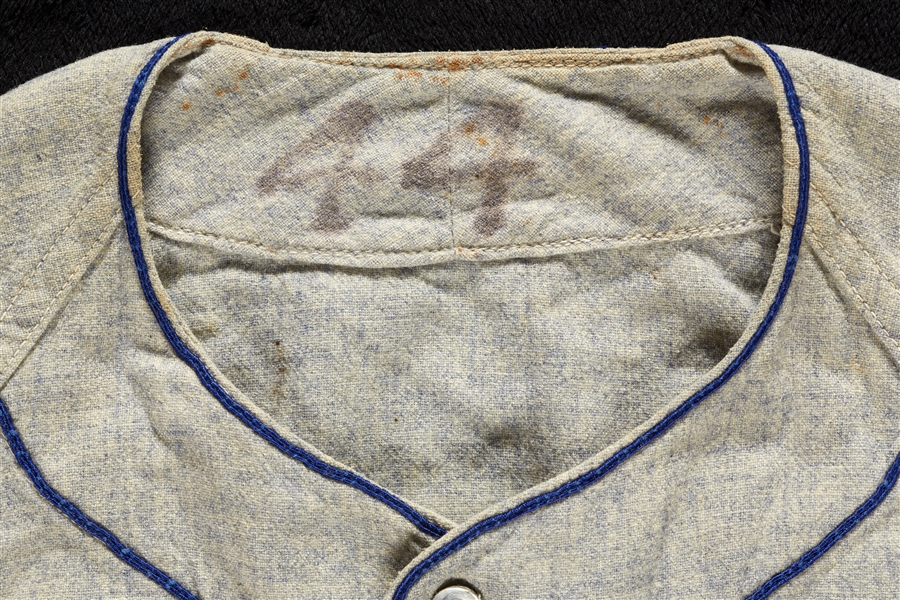 1958 Stan Williams Dodgers Game-Worn Road Flannel