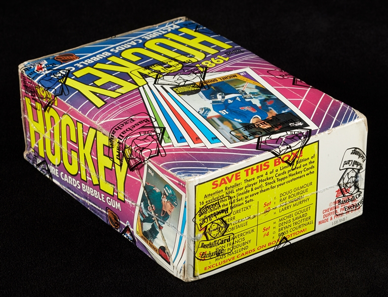 1987 Topps Hockey Wax Box (36) (BBCE)