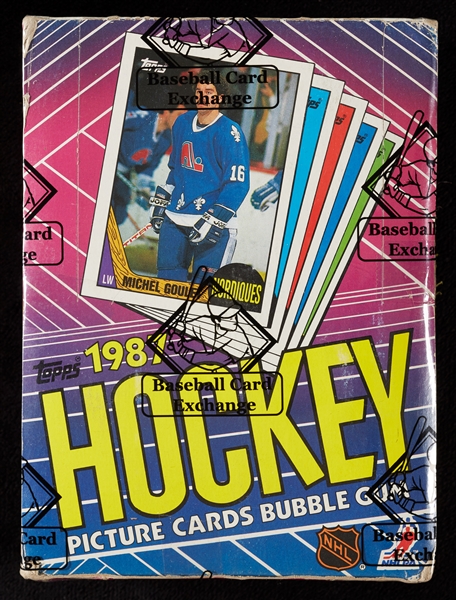 1987 Topps Hockey Wax Box (36) (BBCE)