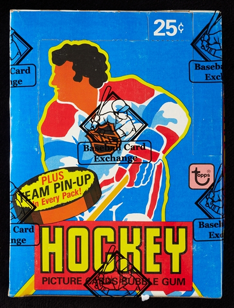 1980 Topps Hockey Wax Box (36) (BBCE)