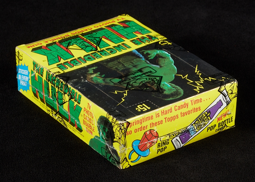1979 Topps Incredible Hulk Wax Box (36) (BBCE)
