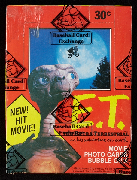 1982 Topps E.T. Wax Boxes Group (3) (BBCE)