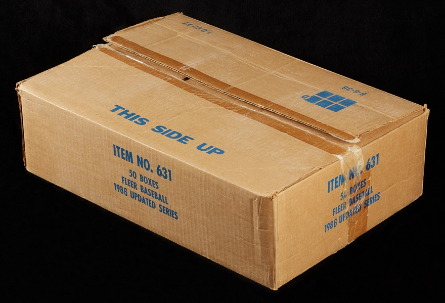 1986 Fleer Update Baseball Boxed Set Case (50)