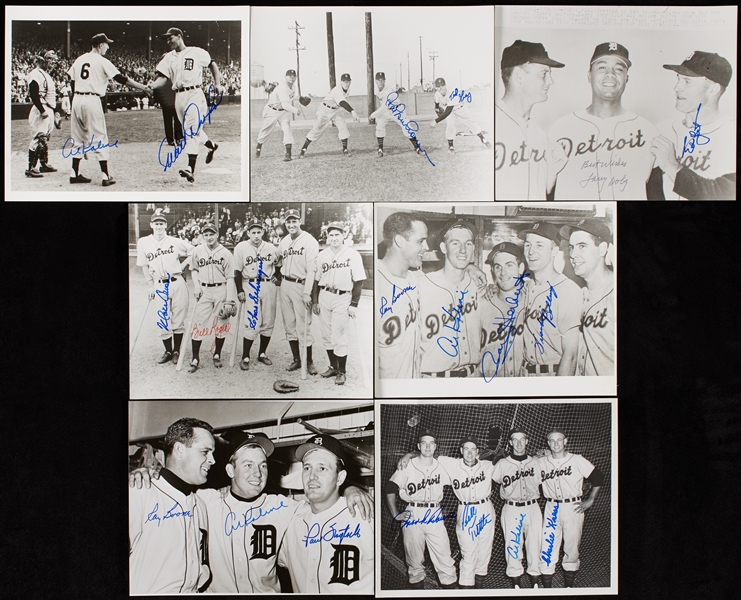 Detroit Tigers Multi-Signed 8x10 Photo Collection (68)