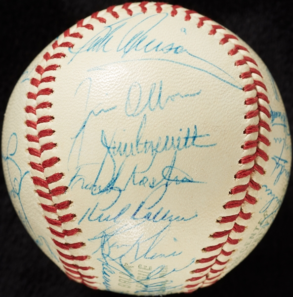 1968 Minnesota Twins Team-Signed OAL Baseball with Hubert H. Humphrey