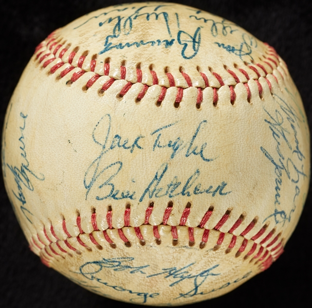 1958 Detroit Tigers Team-Signed Baseball