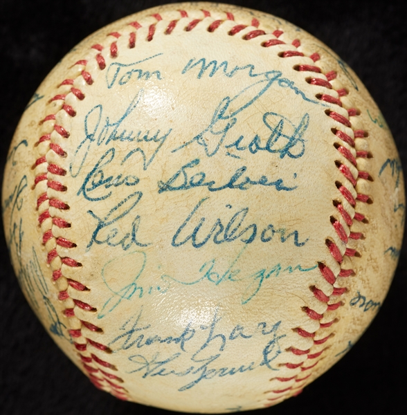 1958 Detroit Tigers Team-Signed Baseball