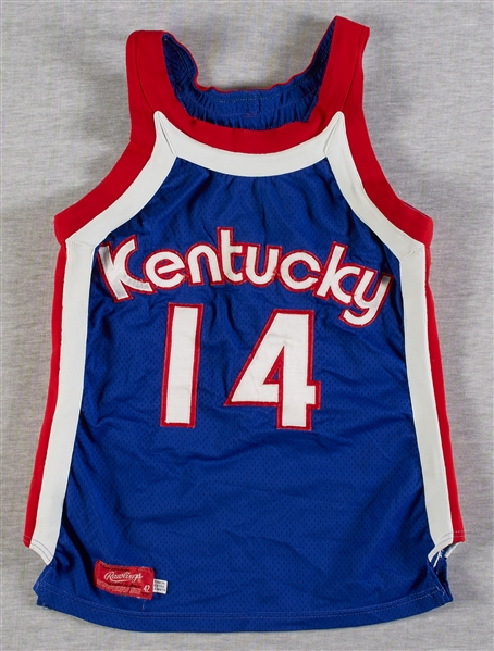 1975-76 Bird Averitt Kentucky Colonels Game-Worn ABA Road Jersey