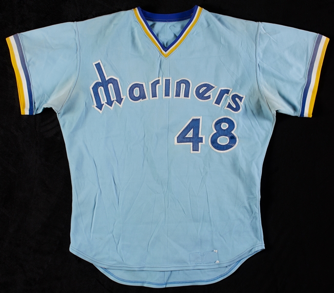 1977 Seattle Mariners Game-Worn First-Year Road Jersey