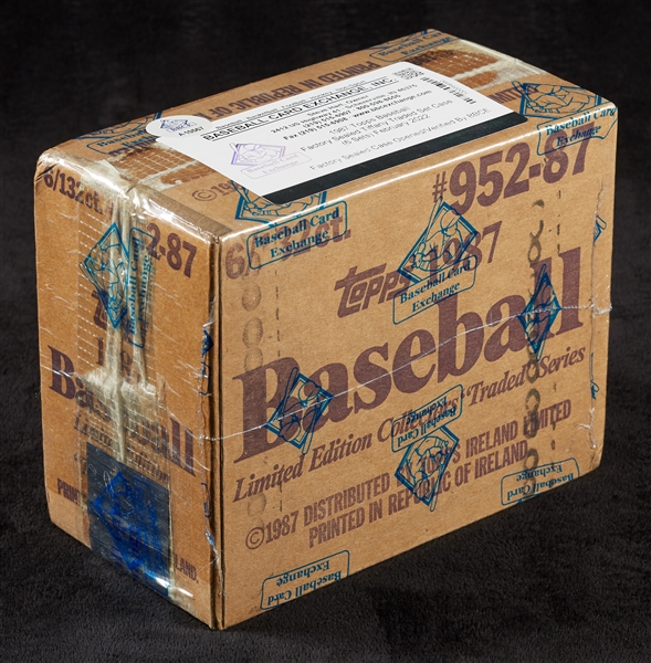 1987 Topps Tiffany Traded Baseball Set Case (BBCE)