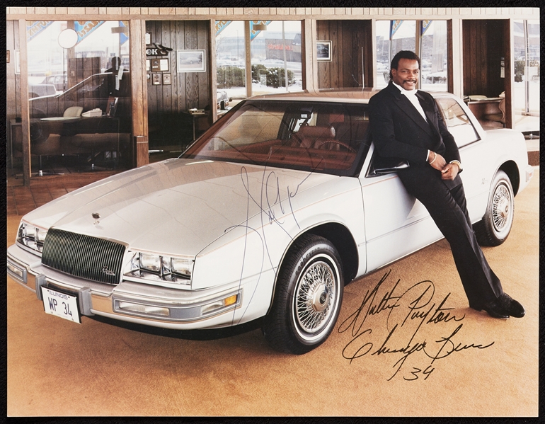 Walter Payton Signed 8x10 Buick Photo (BAS)