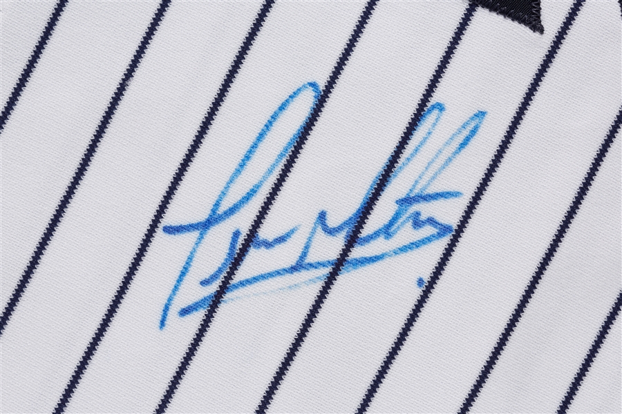 Jesus Montero 2006 Game-Used & Signed Yankees Spring Training Jersey (MLB)
