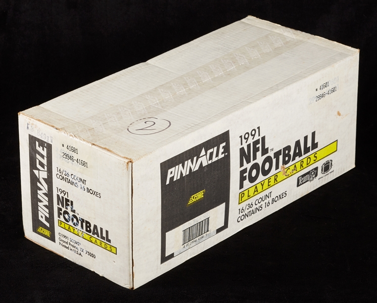 1991 Pinnacle Football Wax Box Case (16/36)