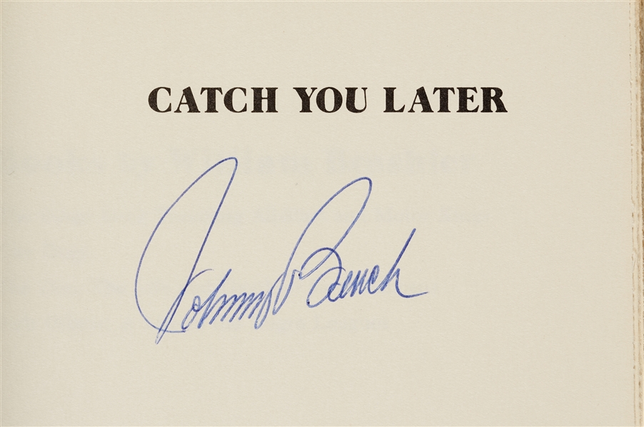 Johnny Bench & Pete Rose Single-Signed Books (2)