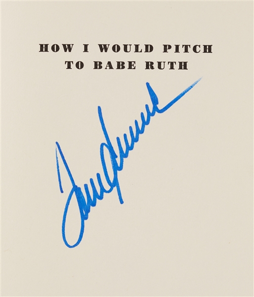 Tom Seaver Signed How I Would Pitch To Babe Ruth Book (BAS)