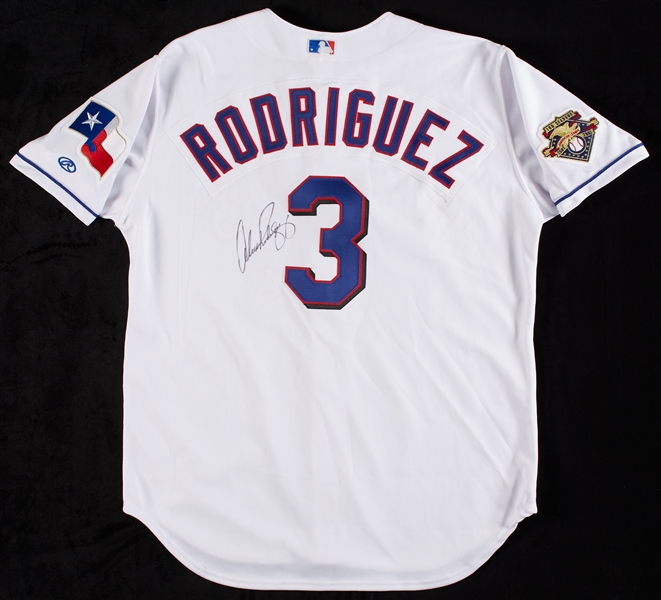 Alex Rodriguez Signed Rangers Jersey (PSA/DNA)