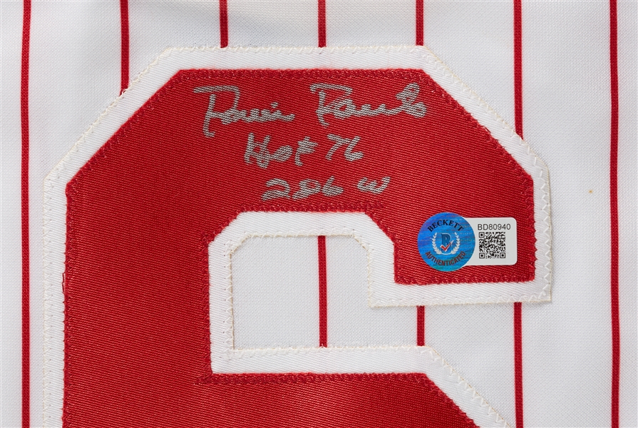 Robin Roberts Signed Phillies Jersey (BAS)
