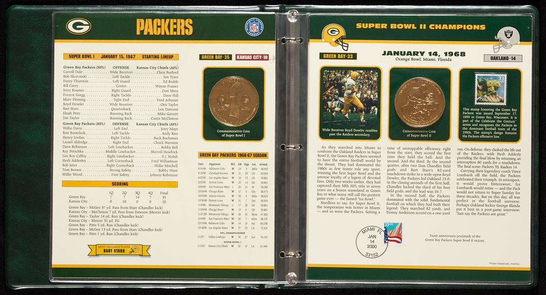 Green Bay Packers Pins, Silver Medallions, Etc. Group (39)