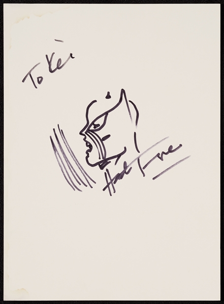Herb Trimpe Signed Hand-Drawn Wolverine Sketch (BAS)