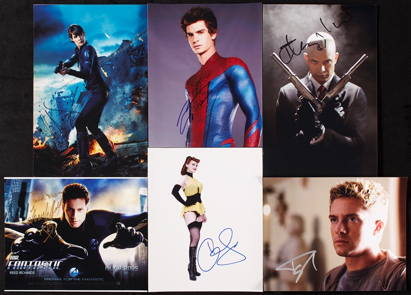 Superheroes Signed Photo Group (6)