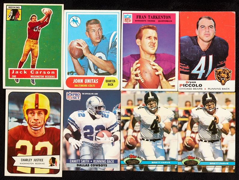 1954-79 Topps, Bowman and Philly Football Group, 1980s Topps Sets (three sets, 200 cards)