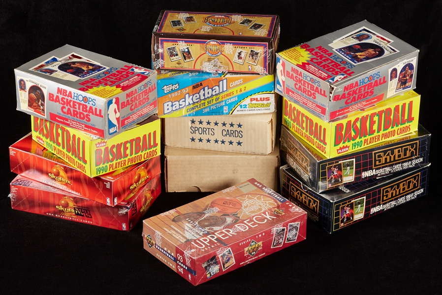 Massive Modern Basketball Group, Sets, Wax Boxes, HOFers (6,523 cards)