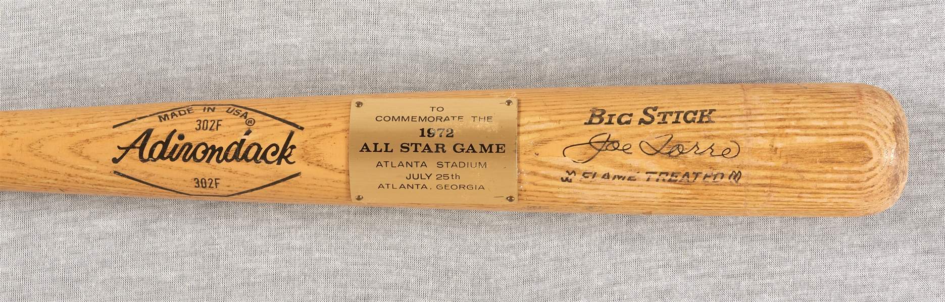 1972 Joe Torre All-Star Game Adirondack Bat