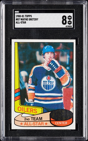 1980 Topps Wayne Gretzky All-Star No. 87 SGC 8