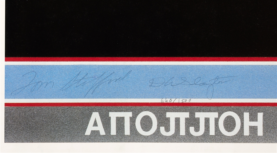 Apollo-Soyuz NASA Multi-Signed Lithograph (660/1500)