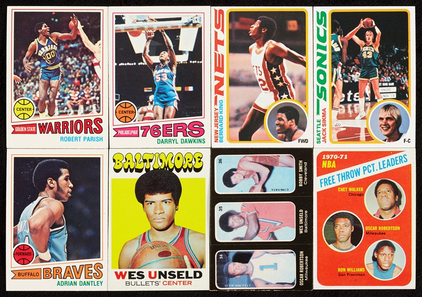 1971-78 Topps Basketball Group, Dozen HOFers (100)