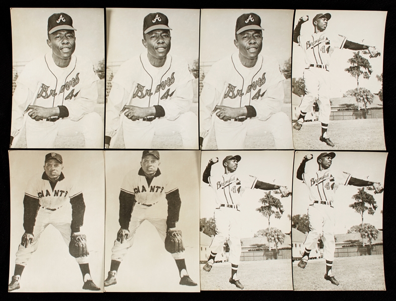 Jim Rowe Baseball B&W Postcard Hoard with (7) Mantle and (37) DiMaggio (600+)