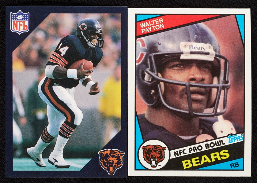 1984 Topps Walter Payton & Commemorative Card Hoards (50 each)