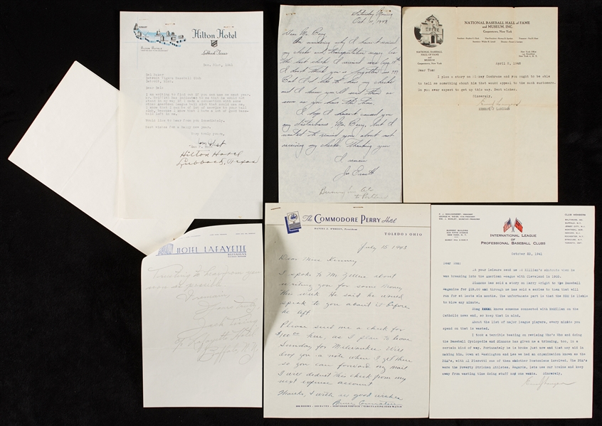 Baseball Signed Letters Collection (18)