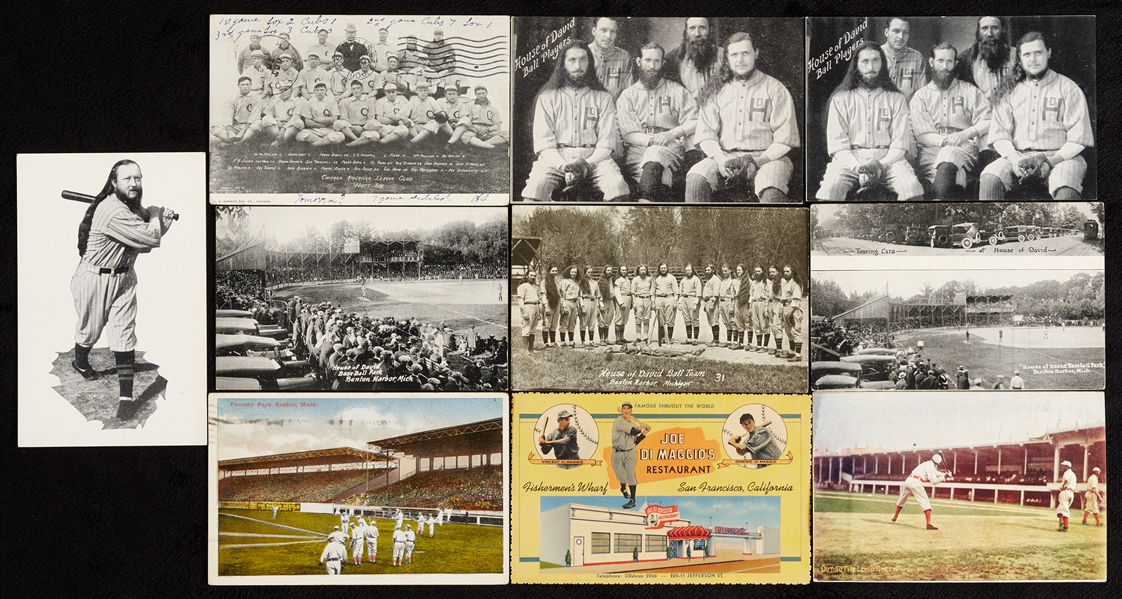 Early 1900s MLB Postcards, House of David, Plus DiMaggio’s Restaurant (10)