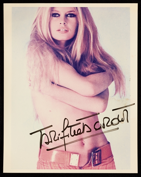 Brigitte Bardot Signed 8x10 Photo (BAS)