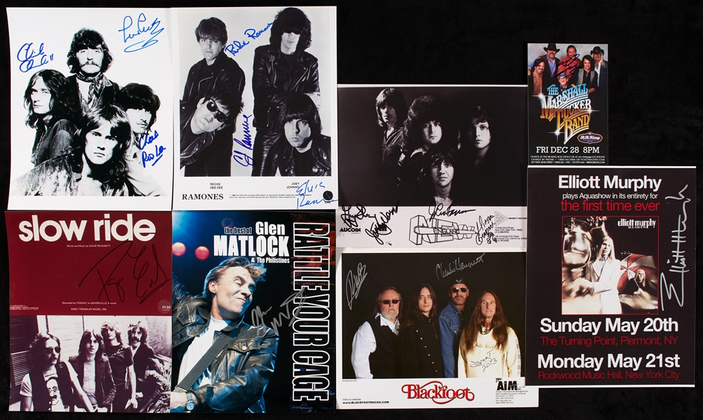 Rock 'N Roll Signed Photo Group (8)