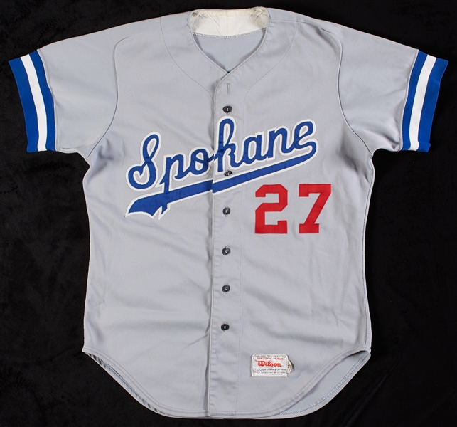 1986-88 Spokane Indians Game-Worn Road Grey Knit